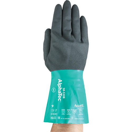 Gants AlphaTec 58-530, Taille T-Grand/10, 12" lo, Nitrile, Doublure en Acrylique, 13 mils Rock Safety Industrial Ltd