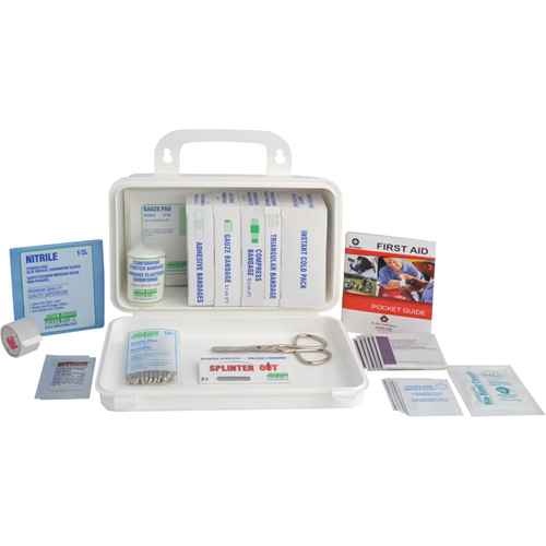 Ontario Specialty Kit - Truck First Aid Kit, Class 1 Medical Device, Plastic Box Rock Safety Industrial Ltd