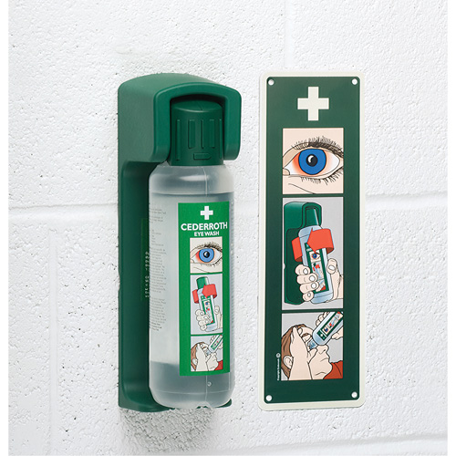 Support mural pour solution ophtalmique Cederroth Rock Safety Industrial Ltd
