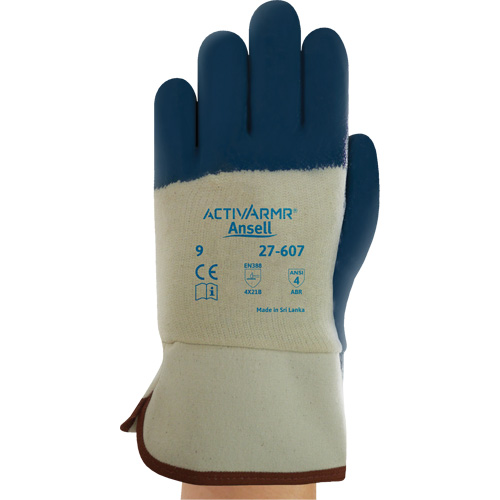 Gants enduits ActivArmr Hycron 27-602, 8, R&ecirc;vetement Nitrile, Enveloppe en Coton Rock Safety Industrial Ltd