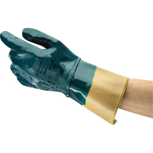 Gants enduits ActivArmr 47-409, 9, R&ecirc;vetement Nitrile, Enveloppe en Coton Rock Safety Industrial Ltd