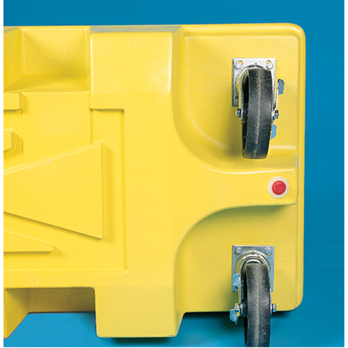 Chariots Poly-Spillcart, 66,5" lo x 29" la x 43,9" h, Cap. de d&eacute;versement 57 gal. US Rock Safety Industrial Ltd