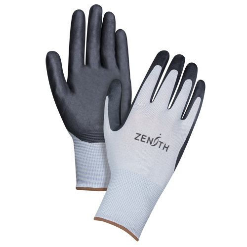 Lightweight Breathable Coated Gloves, 9/Large, Foam Nitrile Coating, 13 Gauge, Polyester Shell Rock Safety Industrial Ltd