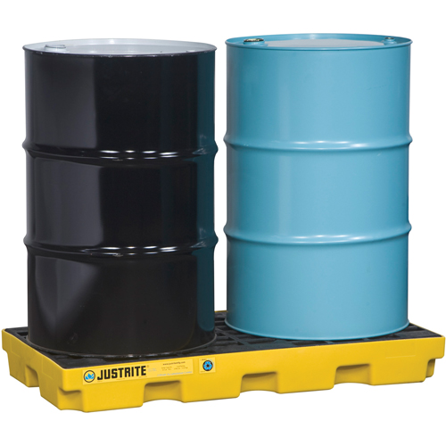 Centres d'accumulation EcoPolyBlend, Capacit&eacute; de d&eacute;versement 24 gal. US, 49" x 25" x 5,5" Rock Safety Industrial Ltd