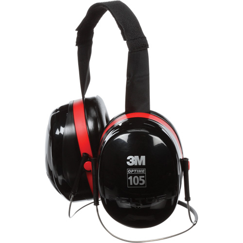Peltor Optime 105 Series Earmuffs, Neckband, 29 NRR dB Rock Safety Industrial Ltd