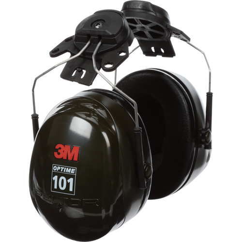 Serres-t&ecirc;tes de s&eacute;rie Peltor Optime 101, Fixation pour casque, 24 NRR dB Rock Safety Industrial Ltd