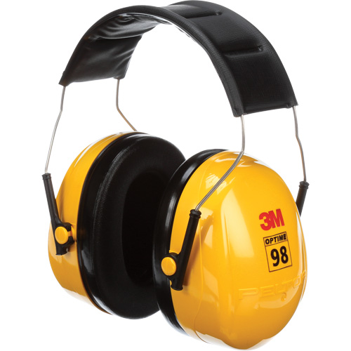 Peltor Optime 98 Series Earmuffs, Headband, 25 NRR dB Rock Safety Industrial Ltd