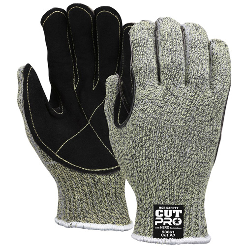 Hero Cut Resistant Gloves, Size Small/7, 7 Gauge, Stainless Steel/Kevlar&reg;/HDPE Shell, ANSI/ISEA 105 Level 4 Rock Safety Industrial Ltd