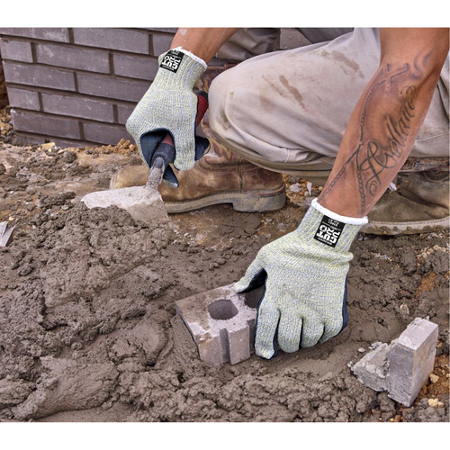 Hero Cut Resistant Gloves, Size Small/7, 7 Gauge, Stainless Steel/Kevlar&reg;/HDPE Shell, ANSI/ISEA 105 Level 4 Rock Safety Industrial Ltd
