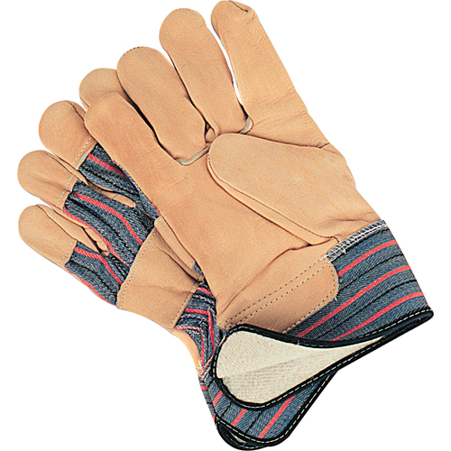 Abrasion-Resistant Winter-Lined Fitters Gloves, Large, Grain Cowhide Palm, Cotton Fleece Inner Lining Rock Safety Industrial Ltd