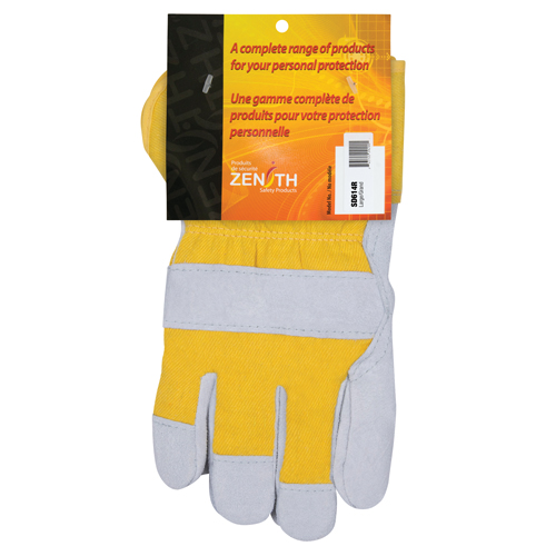 Gants d'ajusteur doubl&eacute;s pour l'hiver, Grand, Paume en Cuir de vache refendu, Doublure en Boa Rock Safety Industrial Ltd