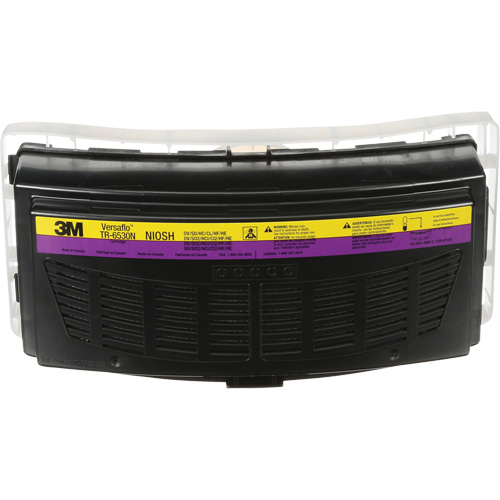 Cartouche pour appareils de protection respiratoire (APR) &agrave; &eacute;puration d'air motoris&eacute; Versaflo, Gaz acide/Vapeur organique, Paquet de 1 Rock Safety Industrial Ltd