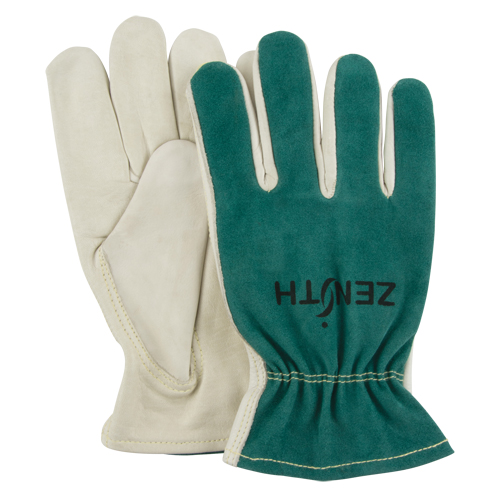 Driver's Gloves, Medium, Grain Cowhide Palm Rock Safety Industrial Ltd