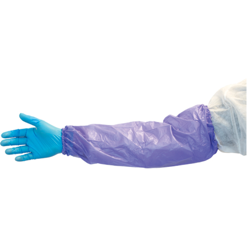 Lightweight Sleeves, 18" long, Vinyl, Blue Rock Safety Industrial Ltd