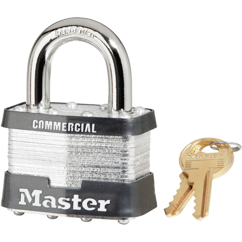 Cadenas lamin&eacute;, Argent, Cl&eacute;s identiques, Acier lamin&eacute;, Largeur de 2" Rock Safety Industrial Ltd