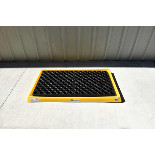 Ultra-Containment Tray&reg;, 54" L x 29.8" W x 3.5" H, 14 US gal. Spill Capacity Rock Safety Industrial Ltd