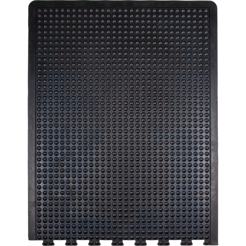 Anti-Fatigue Dome Matting, Bubbled, 3' x 4' x 1/2", Black, Rubber Rock Safety Industrial Ltd