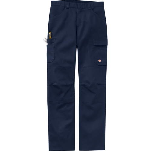 Pantalons performance pour atelier, Toile/Coton/Polyester, Bleu marine, Taille 30, Entrejambe 37 Rock Safety Industrial Ltd