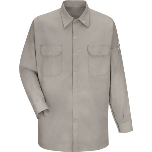 Chemise ignifuge pour soudeurs, Moyen, Gris Rock Safety Industrial Ltd