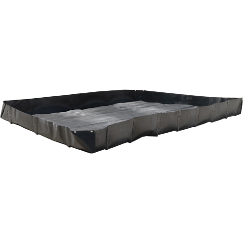 Bermes &eacute;conomiques, Capacit&eacute; 119 gal., 4' la x 4' lo x 12" h, Support en L Rock Safety Industrial Ltd