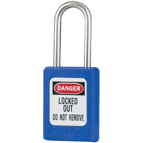 Cadenas de s&eacute;curit&eacute; S31 Zenex, Bleu, Cl&eacute;s identiques, Thermoplastique, Largeur de 1-3/8" Rock Safety Industrial Ltd