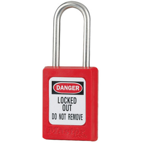 Cadenas de s&eacute;curit&eacute; S31 Zenex, Rouge, Cl&eacute;s identiques, Thermoplastique, Largeur de 1-3/8" Rock Safety Industrial Ltd