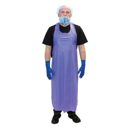 Tabliers en vinyle, Vinyle, Bleu, 35" la x 45" lo Rock Safety Industrial Ltd