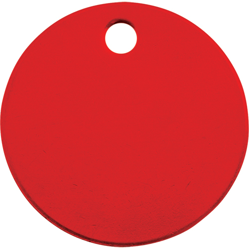 Blank Tags, Aluminum, 1.5" dia Rock Safety Industrial Ltd