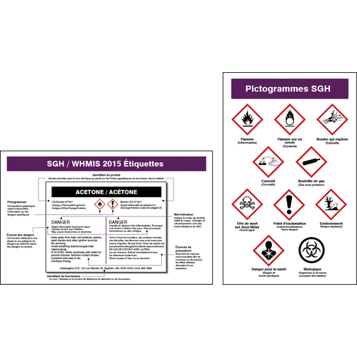 GHS/WHMIS 2015 Wallet Card Rock Safety Industrial Ltd