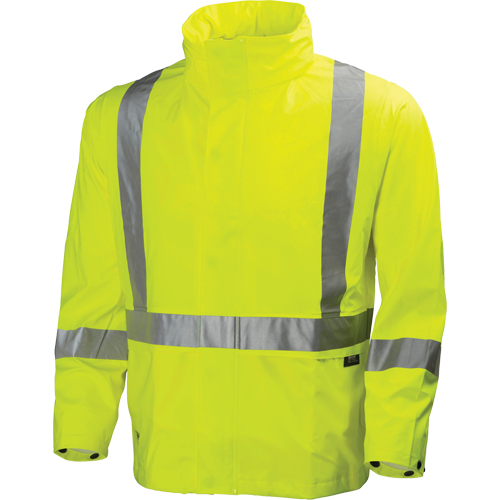 Veste imperm&eacute;able Narvik , Polyester, Jaune lime haute visibilit&eacute;, Petit Rock Safety Industrial Ltd