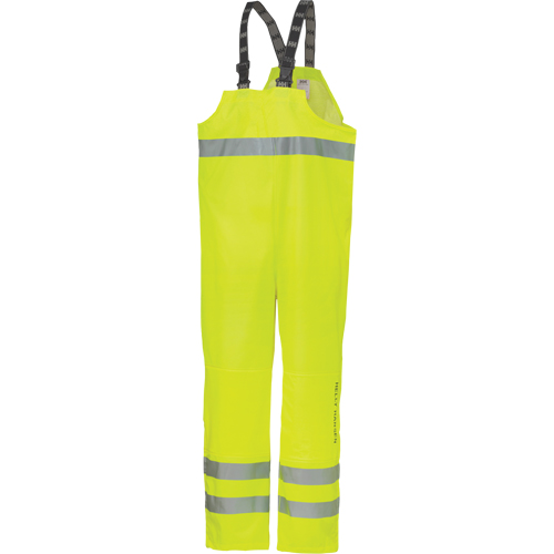 Pantalon &agrave; bavette imperm&eacute;able Narvik, Polyester, Petit, Jaune lime haute visibilit&eacute; Rock Safety Industrial Ltd