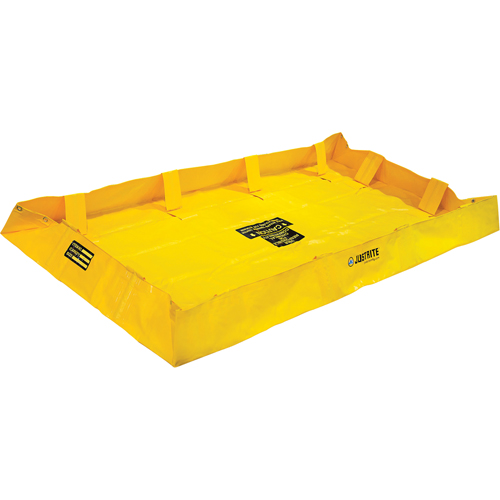 Berme de confinement Lite QuickBerm , Capacit&eacute; 159 gal., 4' la x 8' lo x 8" h, Support &agrave; encliqueter Rock Safety Industrial Ltd