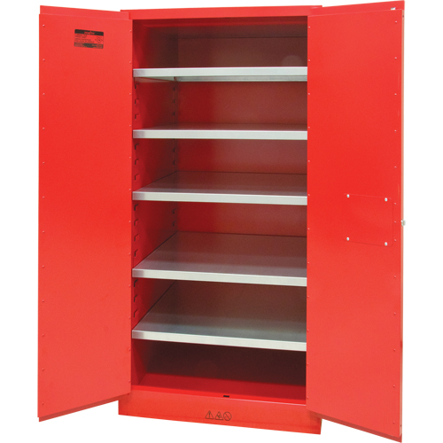 Armoire pour peintures et encres, 96 gal., 5 tablettes Rock Safety Industrial Ltd