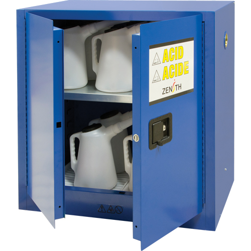 Armoire pour liquides corrosifs, 22 gal., 35" x 35" x 22" Rock Safety Industrial Ltd
