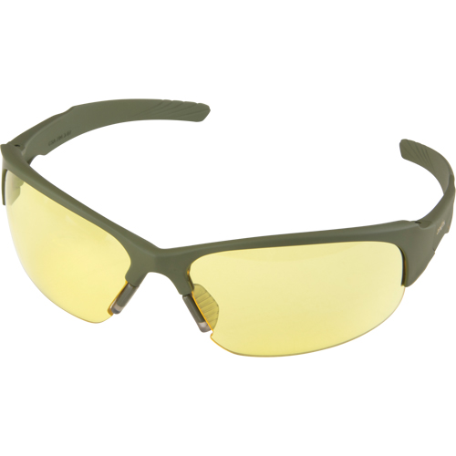 Lunettes de s&eacute;curit&eacute; s&eacute;rie Z2000, Lentille Ambr&eacute;e, Anti-&eacute;gratignures, R&eacute;pond ou surpasse la norme CSA Z94.3 Rock Safety Industrial Ltd