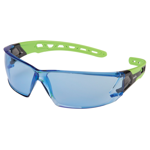Z2500 Series Safety Glasses, Blue Lens, Anti-Scratch, ANSI Z87+/Meets/Exceeds CSA Z94.3 Rock Safety Industrial Ltd