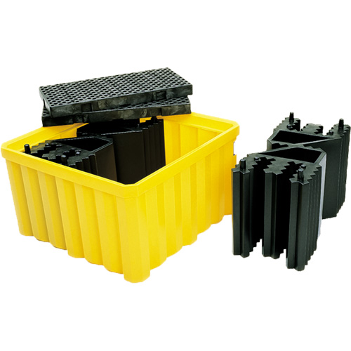 Palette antid&eacute;versement sans drain Ultra-IBC Spill Pallet , Capacit&eacute; de d&eacute;versement 400 gal. US, 58,75" x 58,75" x 33" Rock Safety Industrial Ltd