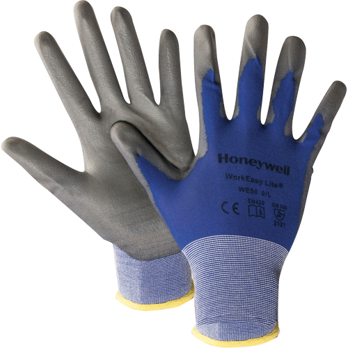 Gants mod&egrave;le WE50 Lite North Workeasy, 9/Grand, R&ecirc;vetement Polyur&eacute;thane, Calibre 18, Enveloppe en Nylon Rock Safety Industrial Ltd