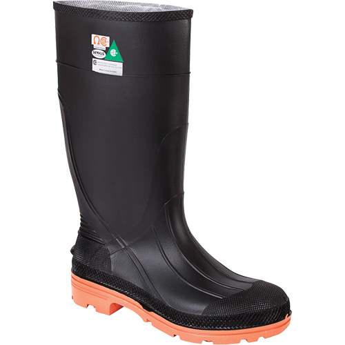 Bottes de travail PRM, PVC, Embout Acier, Pointure 7, Semelle R&eacute;sistant aux perforations Rock Safety Industrial Ltd
