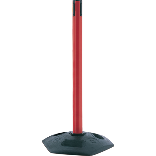 Poteau receveur robuste &agrave; ligne simple, Hauteur de 38", Rouge Rock Safety Industrial Ltd