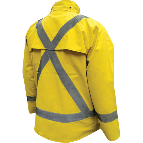 Veste de mineur Miner 49er, N&eacute;opr&egrave;ne, 2T-Grand, Vert lime Rock Safety Industrial Ltd