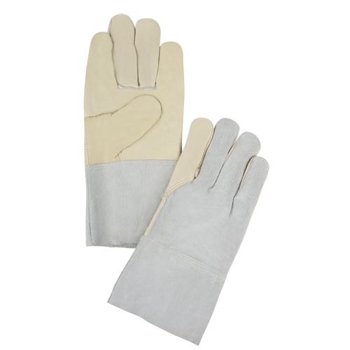 Gants de travail d'usage standard, 2T-Grand, Paume en Cuir fleur de vache Rock Safety Industrial Ltd