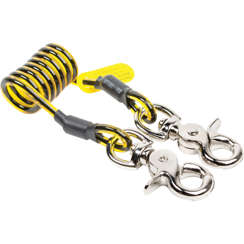 Sangle d'amarrage spirale pour outil, Spirale, Clavette double Rock Safety Industrial Ltd