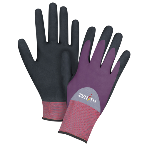 ZX-2 Premium Coated Gloves, 10/X-Large, Nitrile/Foam Nitrile Coating, 18 Gauge, Nylon Shell Rock Safety Industrial Ltd