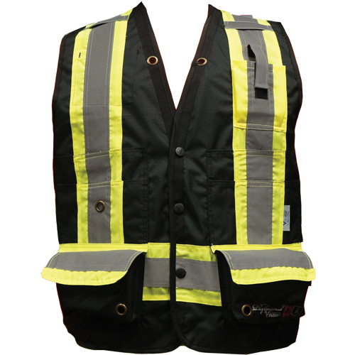 Veste de s&eacute;curit&eacute; ignifug&eacute;e pour arpenteur, Noir, Petit, Polyester Rock Safety Industrial Ltd