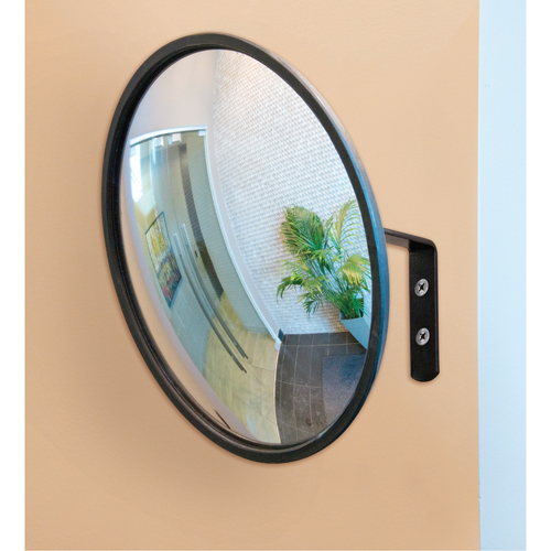 Miroir convexe avec support, Int&eacute;rieur/Ext&eacute;rieur, Diam&egrave;tre 18" Rock Safety Industrial Ltd