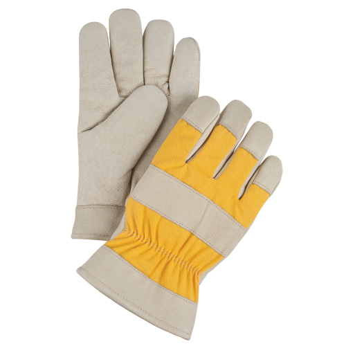 Gants de travail doubl&eacute;s pour l'hiver de premi&egrave;re qualit&eacute;, Moyen, Paume en Cuir fleur de porc, Doublure en Molleton de mousse Rock Safety Industrial Ltd