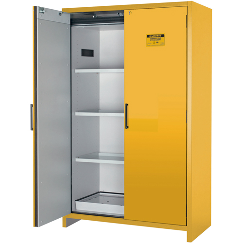 Armoire d'entreposage 90 minutes s&eacute;curitaire et conforme &agrave; la norme EN, 45 gal., 2 Porte(s), 46,97" La x 76,89" h x 24,21" p Rock Safety Industrial Ltd