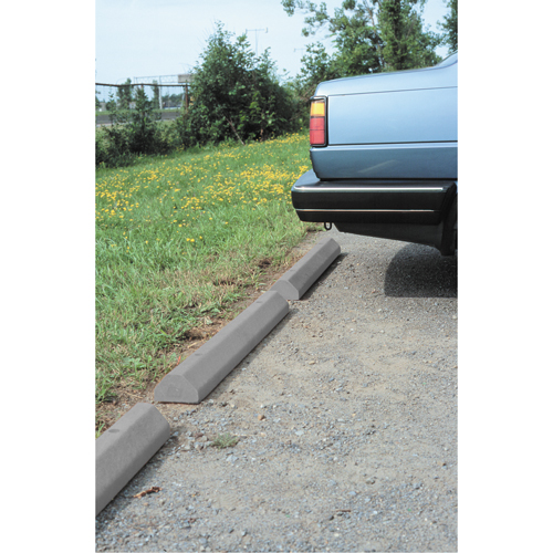 Butoirs pour voitures, Plastique, 6' l, Gris Rock Safety Industrial Ltd