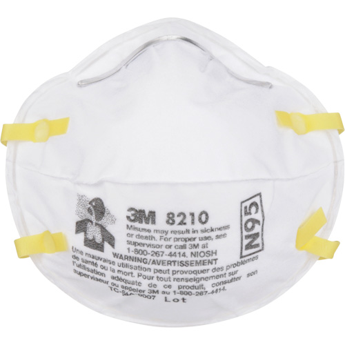 Respirateurs contre les particules 8210, N95, Certifi&eacute; NIOSH Rock Safety Industrial Ltd